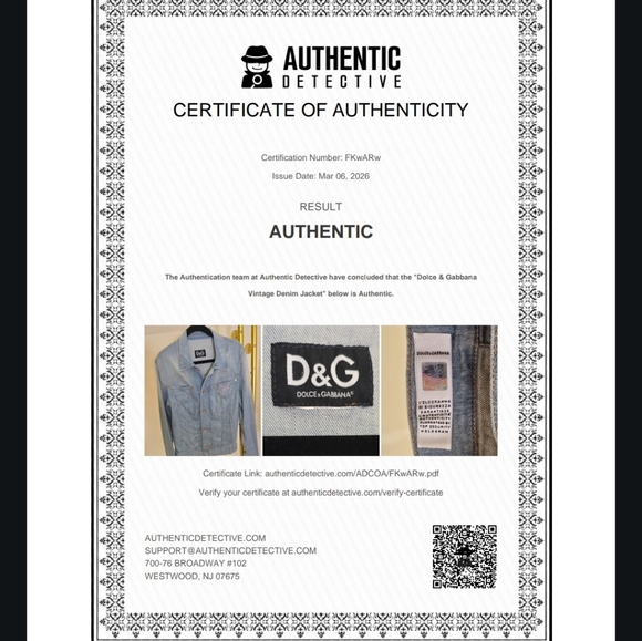 D&G Women's Light Blue Denim Jacket Dolce Gabbana Large Hearts 10 Y2K - Picture 16 of 16